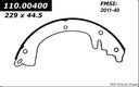 Centric 111.00400 Drum Brake Shoe - Front or Rear