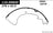 Centric 111.00850 Drum Brake Shoe - Front or Rear