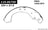 Centric 111.06750 Drum Brake Shoe - Rear