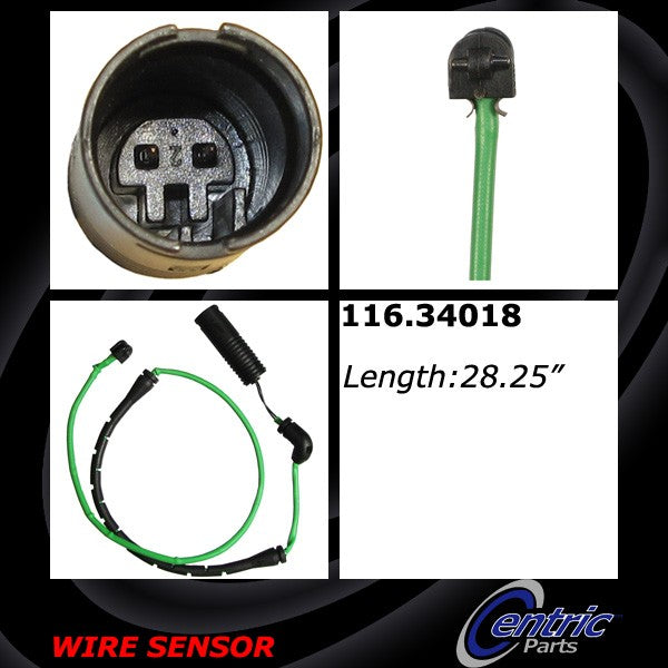 Centric 116.34018 Disc Brake Pad Wear Sensor - Front