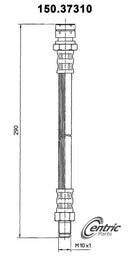 Centric 150.37310 Brake Hydraulic Hose - Rear or Rear Left