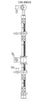 Centric 150.40016 Brake Hydraulic Hose - Front Right