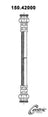 Centric 150.42000 Brake Hydraulic Hose - Front or Rear