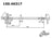 Centric 150.46317 Brake Hydraulic Hose - Rear Lower