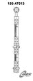Centric 150.47013 Brake Hydraulic Hose - Front Right