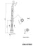 Centric 150.47302 Brake Hydraulic Hose - Rear Left