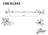Centric 150.51342 Brake Hydraulic Hose - Rear Left
