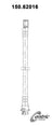 Centric 150.62016 Brake Hydraulic Hose - Front