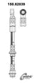 Centric 150.62039 Brake Hydraulic Hose - Front Left