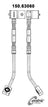 Centric 150.63060 Brake Hydraulic Hose - Front Left