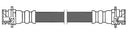 Centric 150.69304 Brake Hydraulic Hose - Rear Left Upper