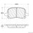 Centric 300.07410 Disc Brake Pad Set - Front