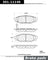 Centric 301.11140 Disc Brake Pad Set - Rear