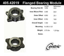 Centric 405.42019 Wheel Bearing and Hub Assembly - Front