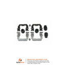 Carlson 13584Q Disc Brake Hardware Kit - Front
