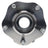 SKF BR931181 Wheel Bearing and Hub Assembly - Front Left