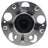SKF BR931204 Wheel Bearing and Hub Assembly - Rear