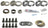 SKF SDK321-QMK Axle Differential Bearing and Seal Kit - Rear