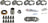 SKF SDK350-MK Axle Differential Bearing and Seal Kit - Front or Rear