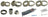 SKF SDK355 Axle Differential Bearing and Seal Kit - Rear