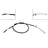 Dorman C660028 Parking Brake Cable - Rear Left