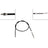 Dorman C660457 Parking Brake Cable - Rear Right