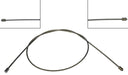 Dorman C660493 Parking Brake Cable - Intermediate
