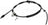 Dorman C661128 Parking Brake Cable - Rear Left