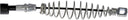 Dorman C661192 Parking Brake Cable - Rear Left