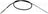 Dorman C661232 Parking Brake Cable - Intermediate