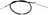 Dorman C661338 Parking Brake Cable - Rear Right