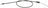 Dorman C661399 Parking Brake Cable - Front
