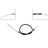 Dorman C92370 Parking Brake Cable - Rear Left