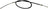 Dorman C93347 Parking Brake Cable - Rear Left