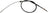 Dorman C93680 Parking Brake Cable - Rear Left
