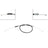 Dorman C93740 Parking Brake Cable - Front