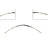 Dorman C93862 Parking Brake Cable - Rear Left or Rear Right