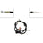 Dorman C94894 Parking Brake Cable - Rear Left