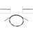 Dorman C95102 Parking Brake Cable - Intermediate