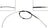 Dorman C95187 Parking Brake Cable - Rear Left