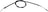 Dorman C95222 Parking Brake Cable - Rear Right