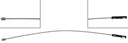 Dorman C95376 Parking Brake Cable - Intermediate