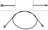 Dorman C95381 Parking Brake Cable - Intermediate