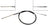 Dorman C95529 Parking Brake Cable - Rear Left
