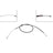 Dorman C95798 Parking Brake Cable - Front