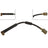 Dorman H104351 Brake Hydraulic Hose - Front Right