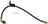 Dorman H380978 Brake Hydraulic Hose - Rear Left
