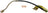 Dorman H381283 Brake Hydraulic Hose - Rear Right
