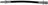 Dorman H621030 Brake Hydraulic Hose - Rear Left or Rear Right