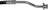 Dorman H622004 Brake Hydraulic Hose - Front Left